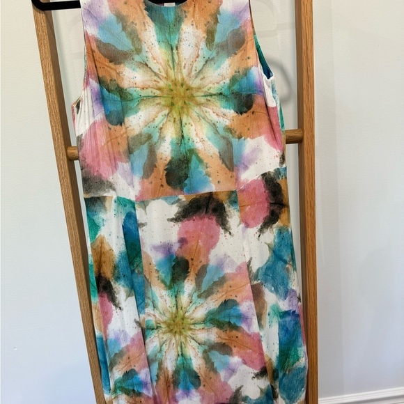 Desigual Tie Die Midi Dress - Size 40 - NWOT - Multicolour - Picture 2 of 6